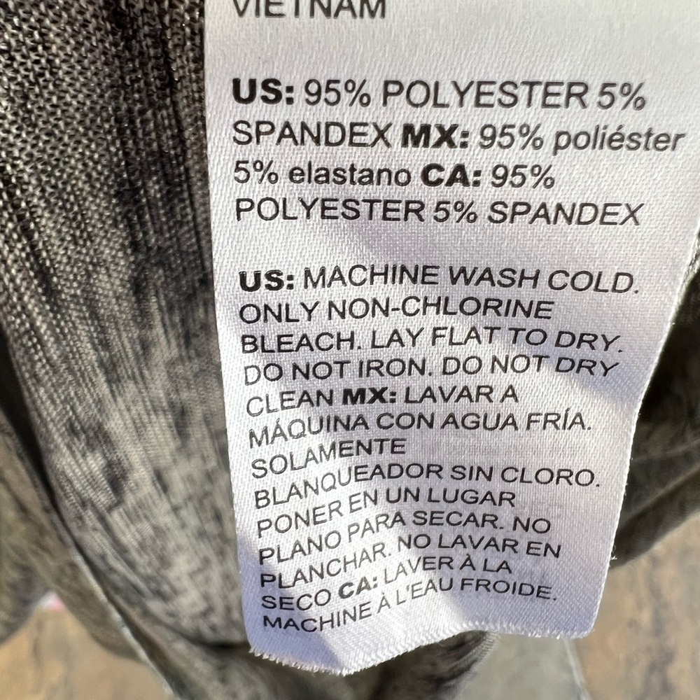 White House Black Market Gray and Gold Blouse - Picture 5 of 9